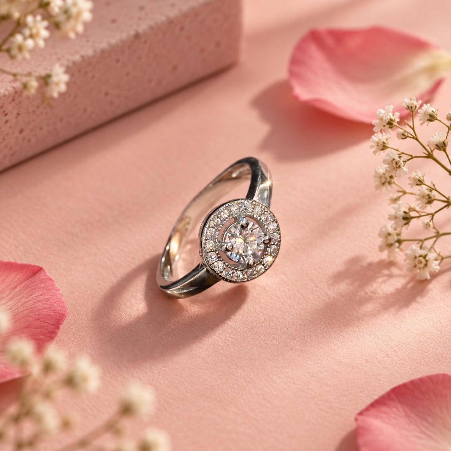 Silver Round Solitaire 925 Ring