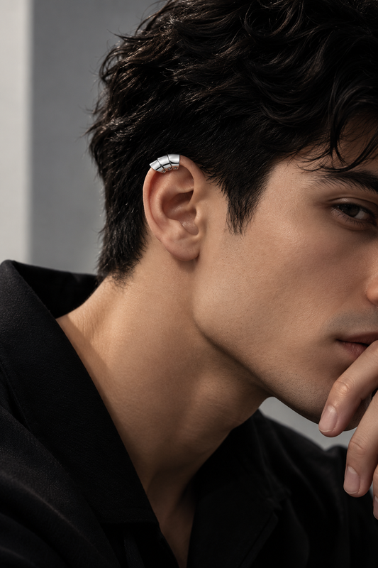 925 Silver Ear Cuff for Men & Women