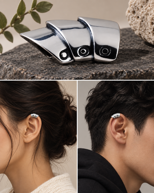 925 Silver Ear Cuff for Men & Women
